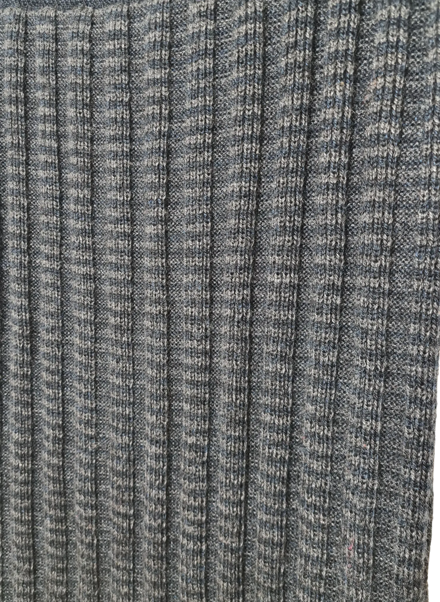 Jupe droite tricotée Bergère de France T.38 laine made in France vintage 80s EMMAUS