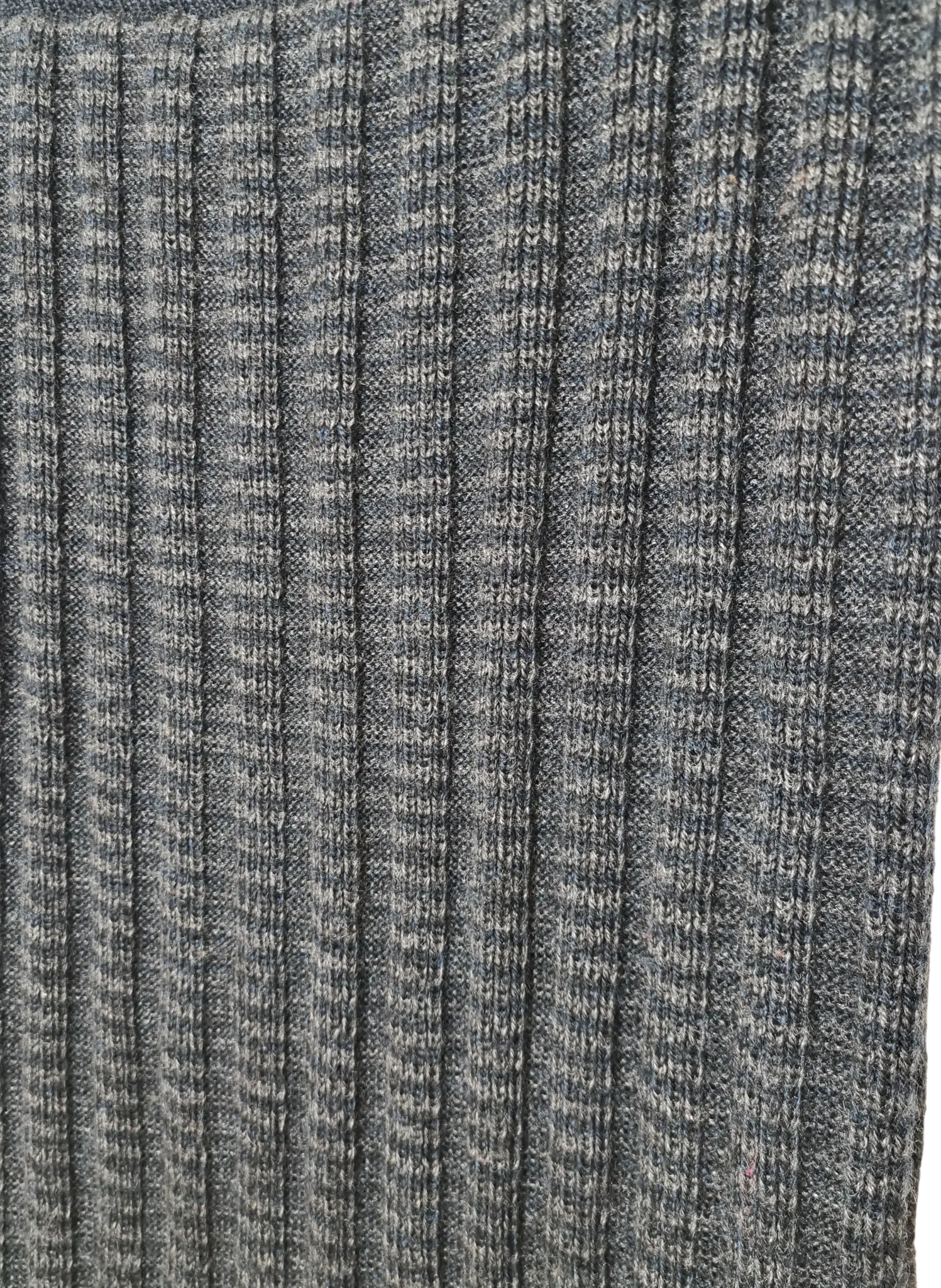 Jupe droite tricotée Bergère de France T.38 laine made in France vintage 80s EMMAUS