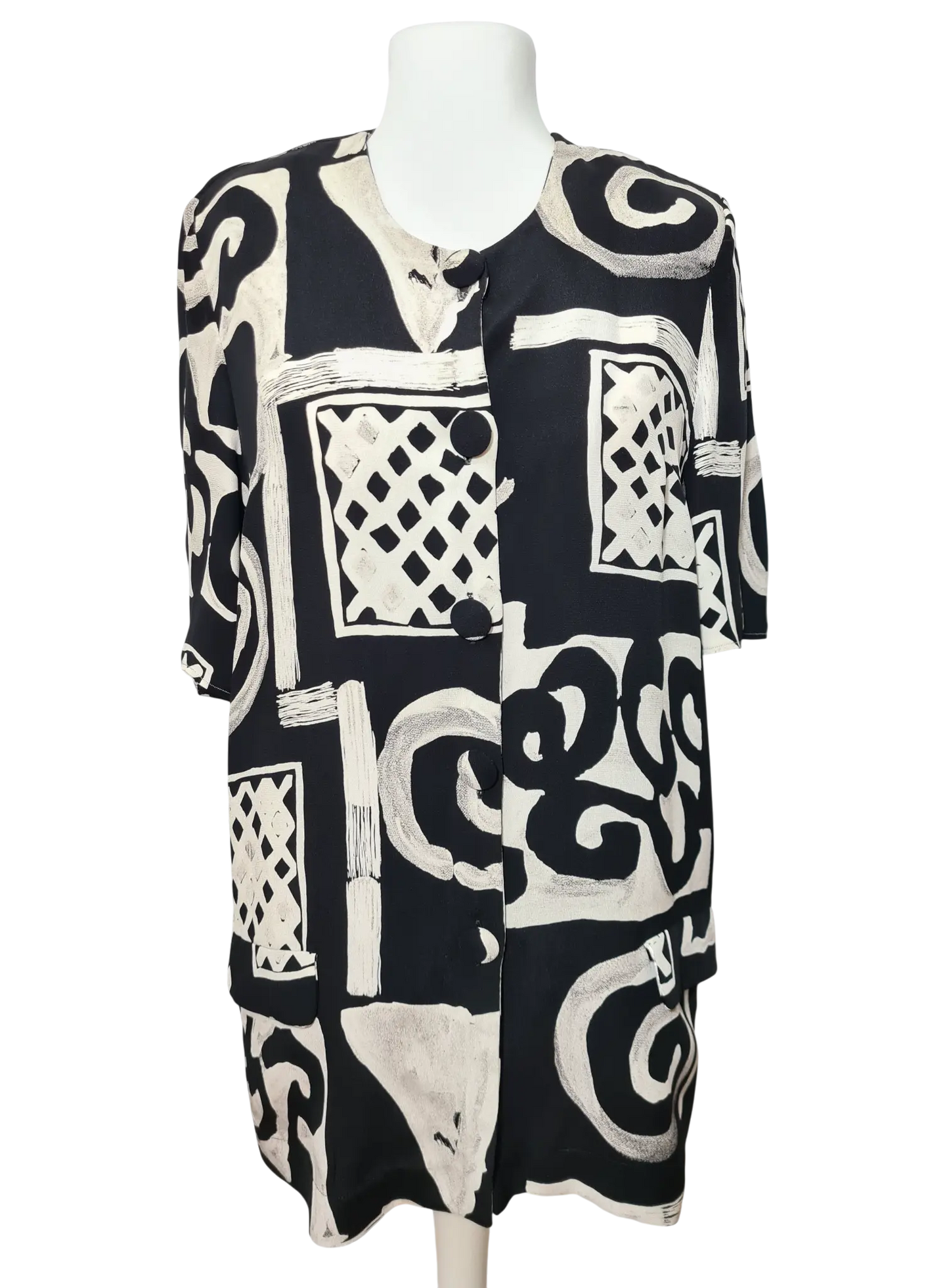 Chemisier ample vintage S and G Paris femme T.44 EMMAUS