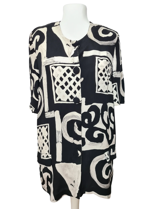 Chemisier ample vintage S and G Paris femme T.44 EMMAUS