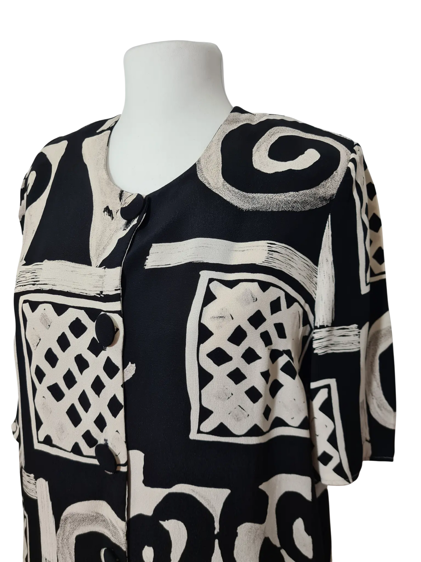 Chemisier ample vintage S and G Paris femme T.44 EMMAUS