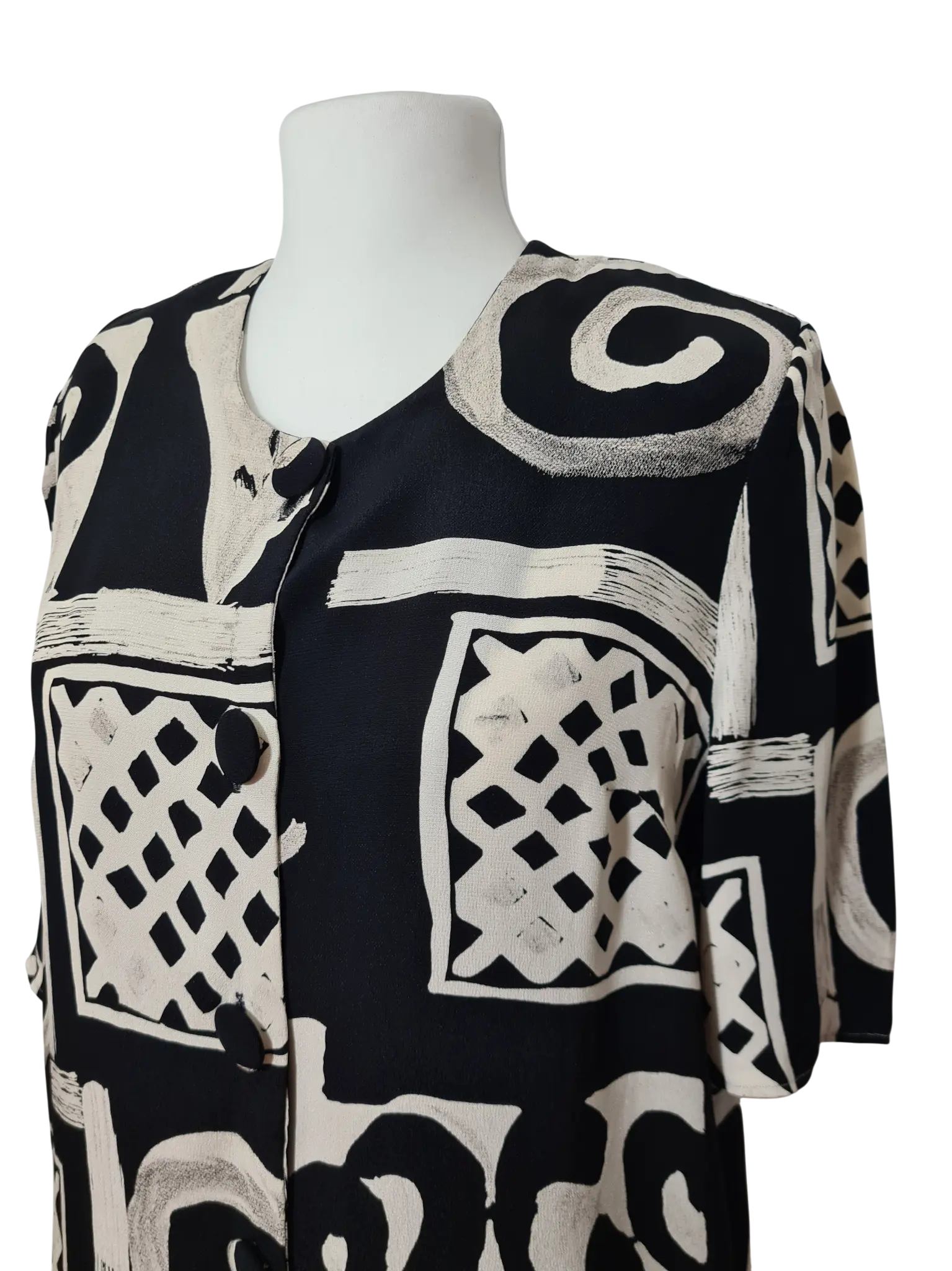 Chemisier ample vintage S and G Paris femme T.44 EMMAUS