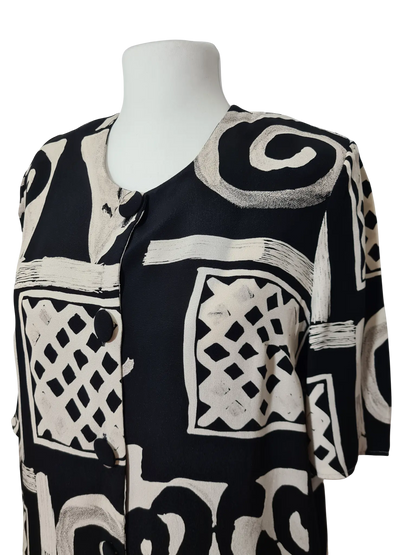 Chemisier ample vintage S and G Paris femme T.44 EMMAUS