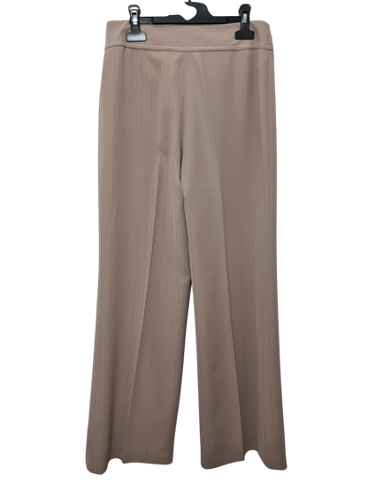 Tailleur veste et pantalon fluide taupe rosé des années 90-2000 EMMAUS