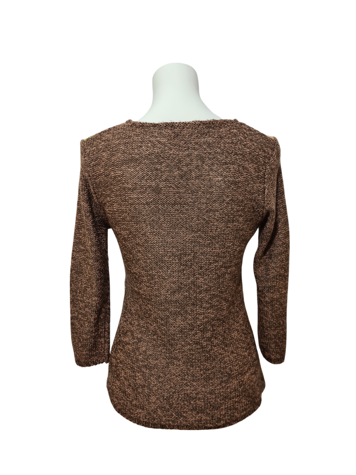 Pull en maille rayé manches 3/4 Armand Thiery des années 2000 EMMAUS