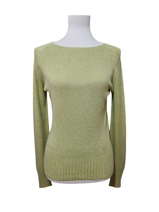 Pull moulant vert pastel Burton des années 90-2000 EMMAUS