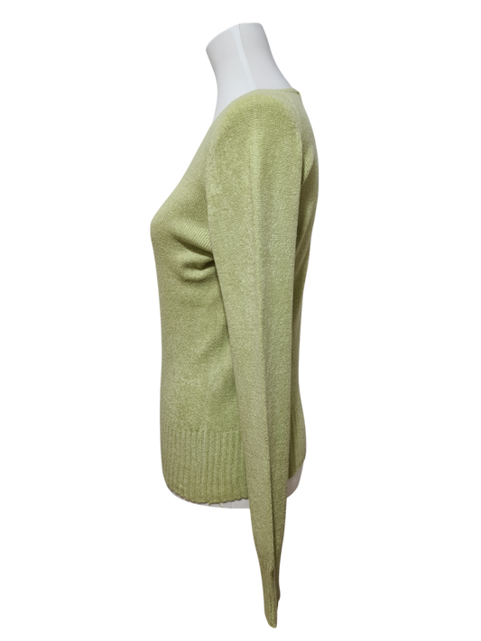 Pull moulant vert pastel Burton des années 90-2000 EMMAUS