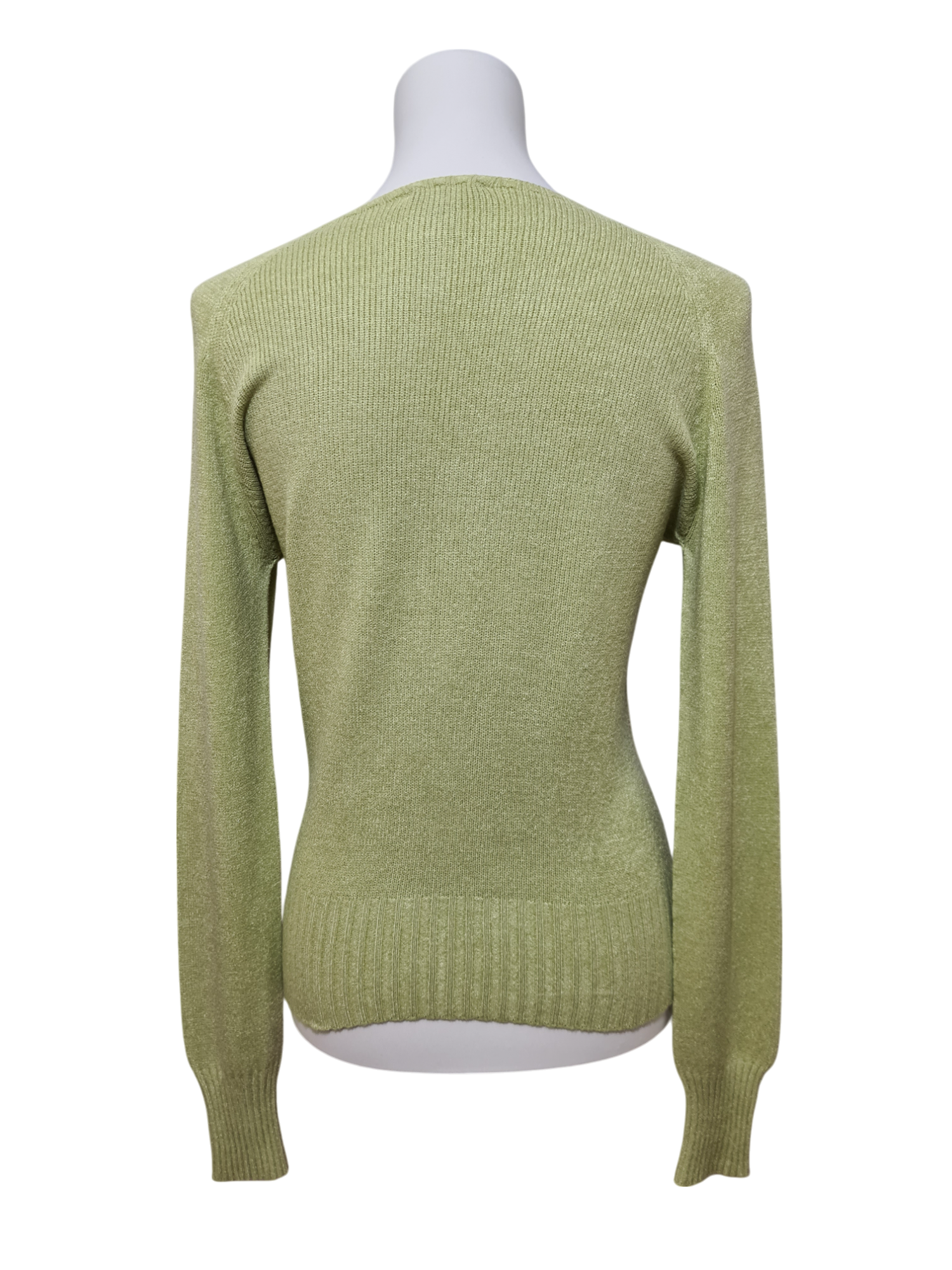 Pull moulant vert pastel Burton des années 90-2000 EMMAUS