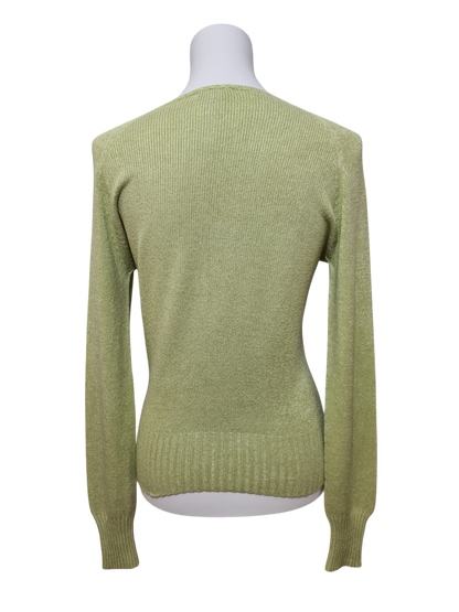 Pull moulant vert pastel Burton des années 90-2000 EMMAUS
