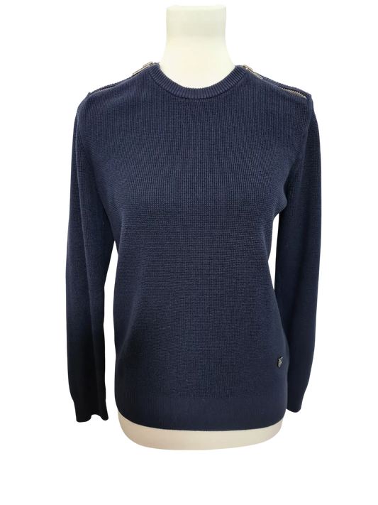 Sweat bleu marine The Kooples unisexe coton T.S