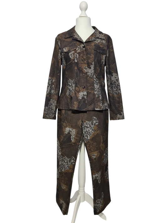 Tailleur pantalon vintage Renatto Bene Paris T42 ensemble