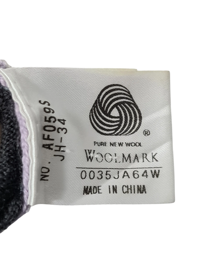 Pull Lacoste laine vierge losanges XS XXS vintage