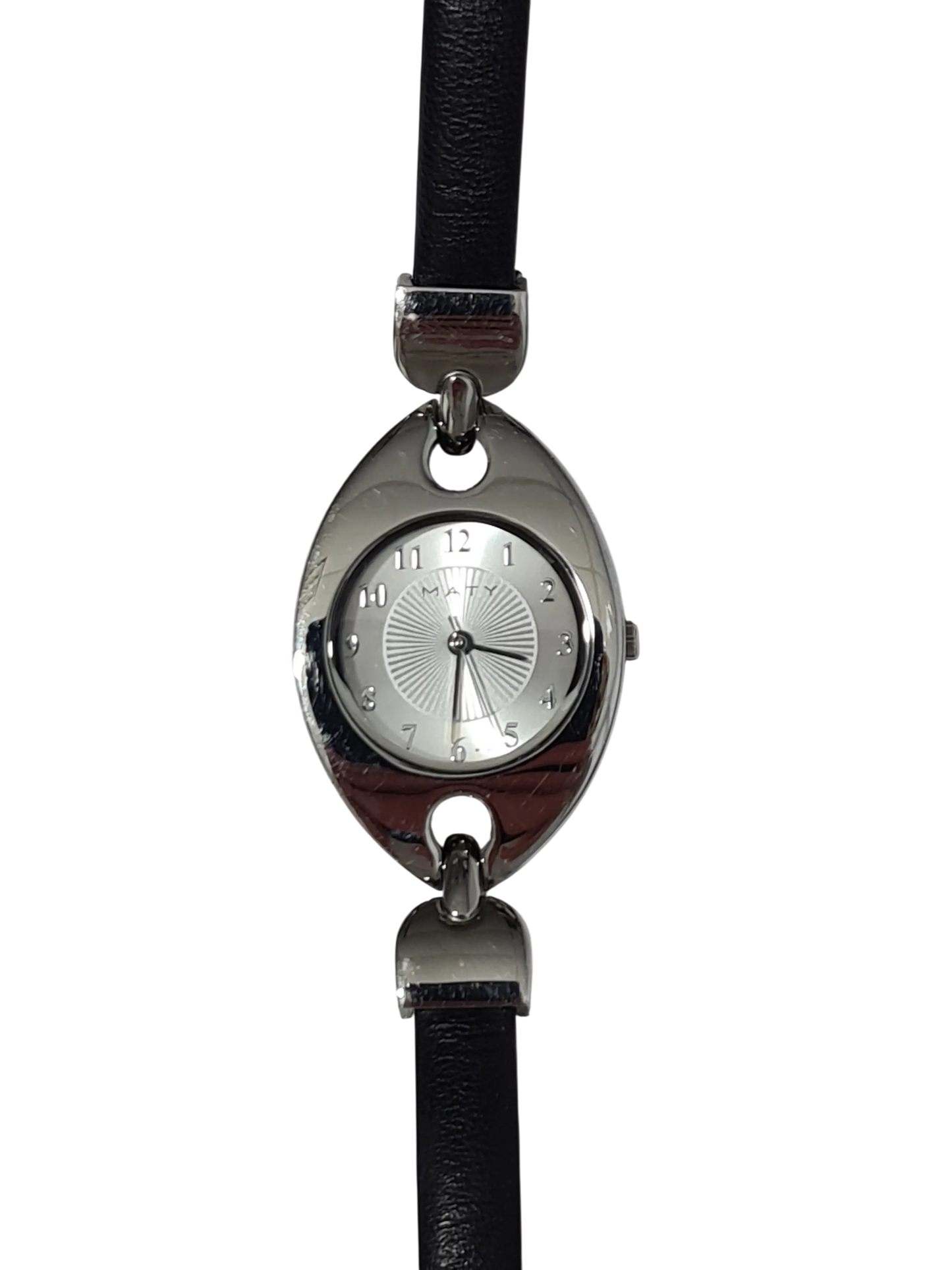 Montre femme Maty cadran ovale bracelet cuir