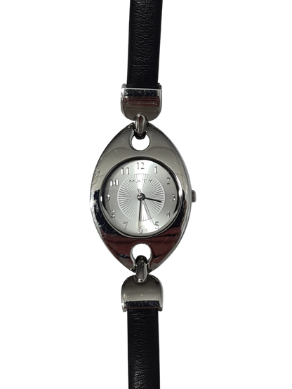 Montre femme Maty cadran ovale bracelet cuir