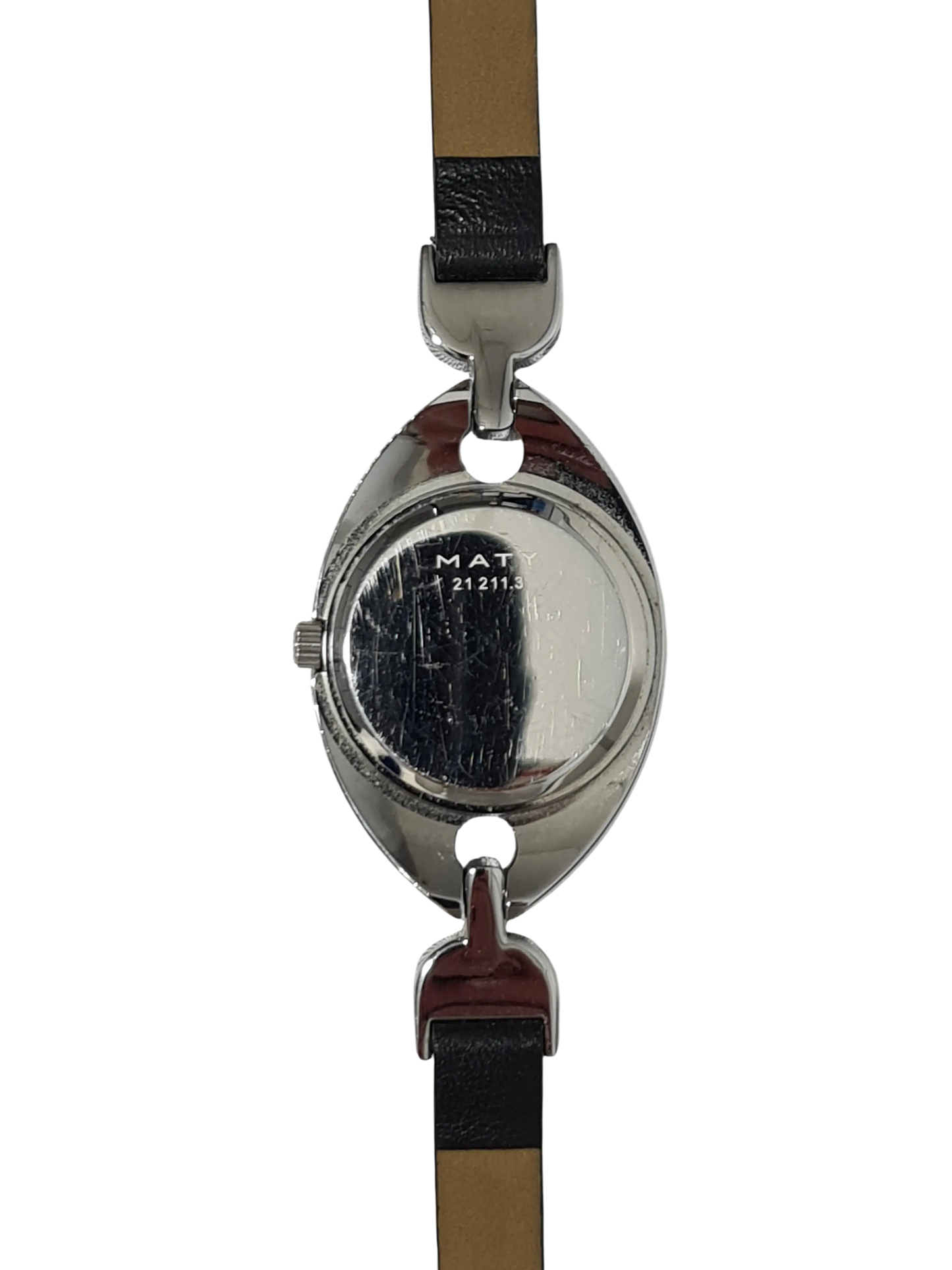 Montre femme Maty cadran ovale bracelet cuir