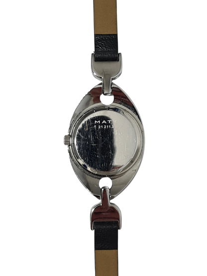 Montre femme Maty cadran ovale bracelet cuir