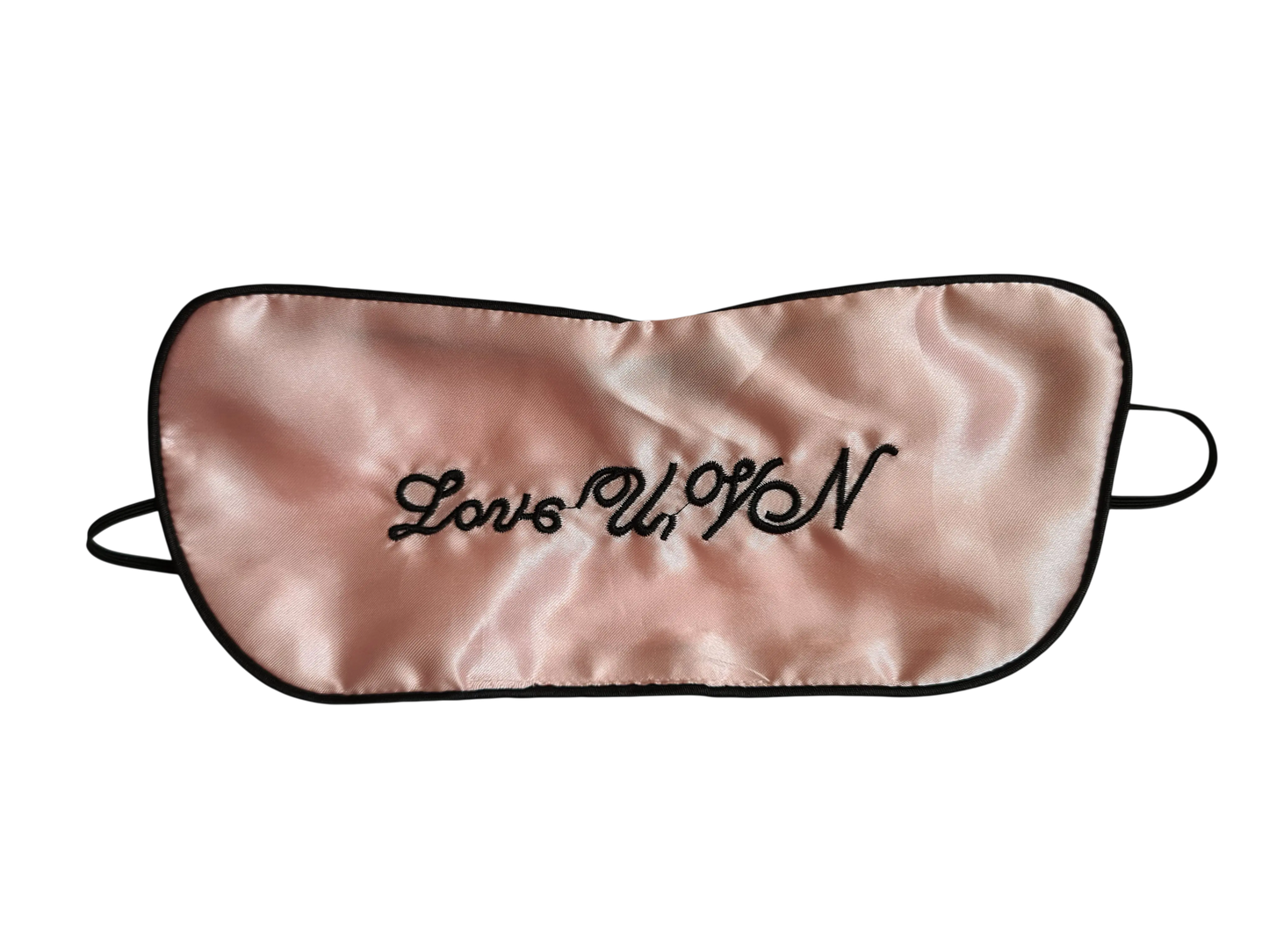 Bandeau nuit satin rose Love Me