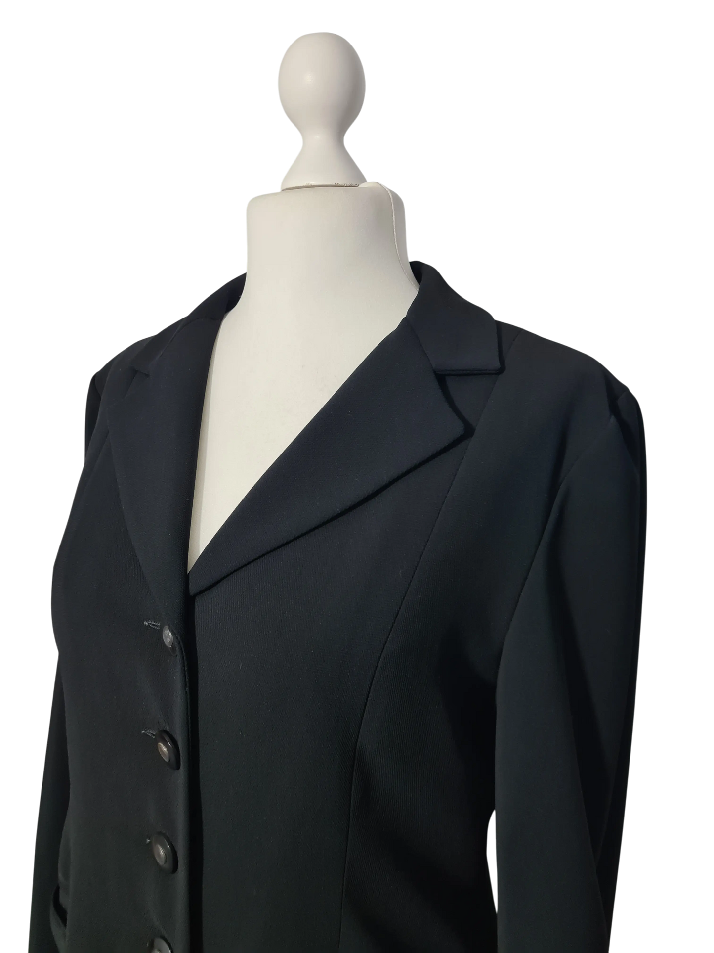 Veste longue noire Symphonie MR made in France T42