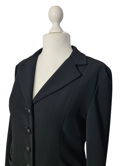 Veste longue noire Symphonie MR made in France T42