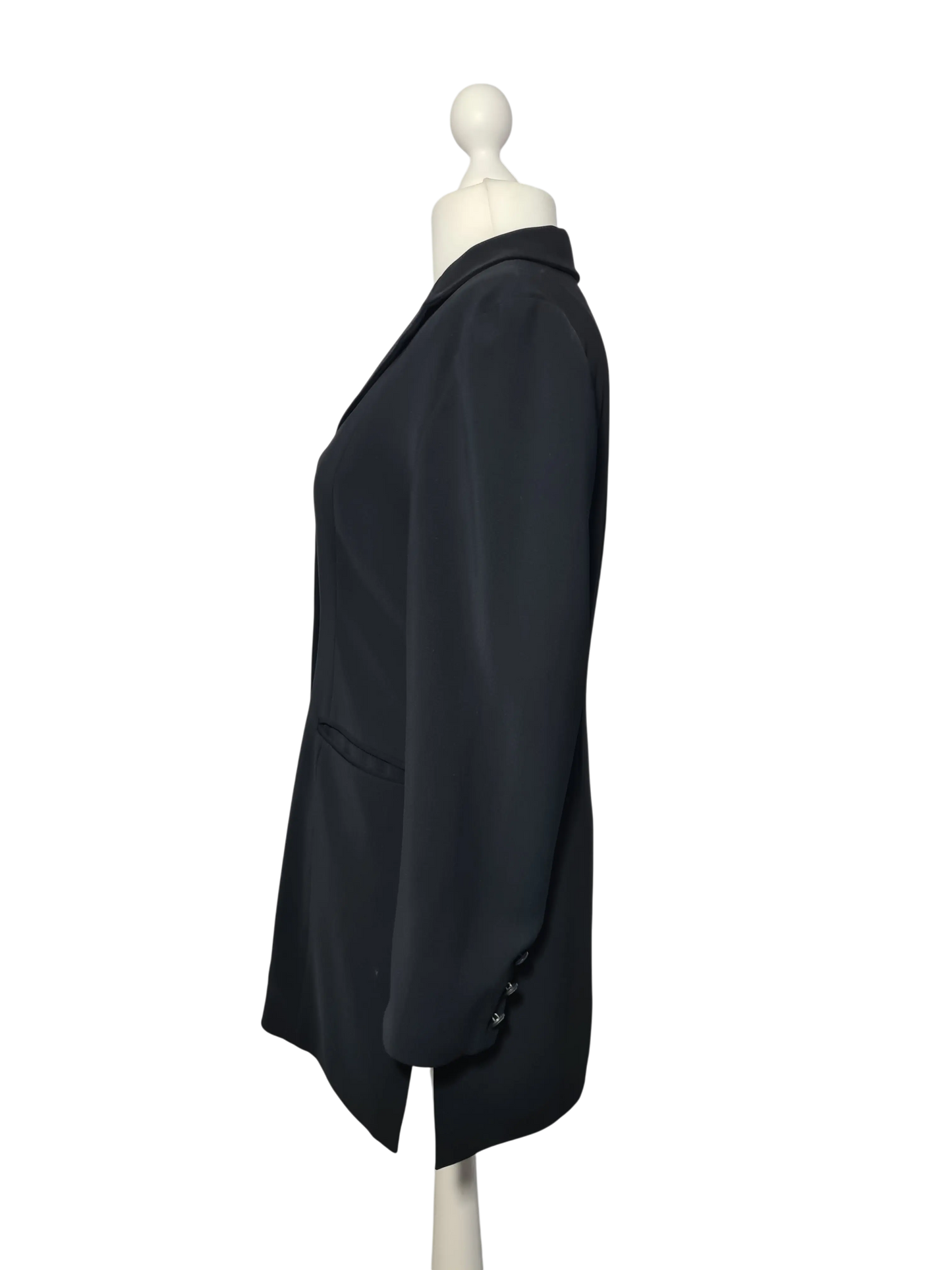 Veste longue noire Symphonie MR made in France T42