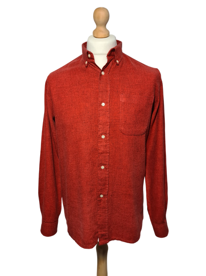 Chemise vintage Playboy Made in France rouge L