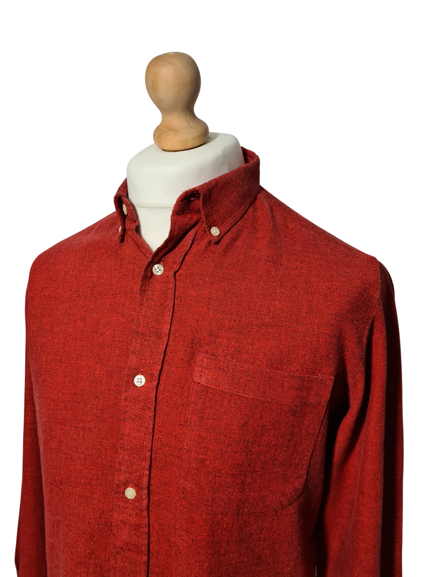 Chemise vintage Playboy Made in France rouge L