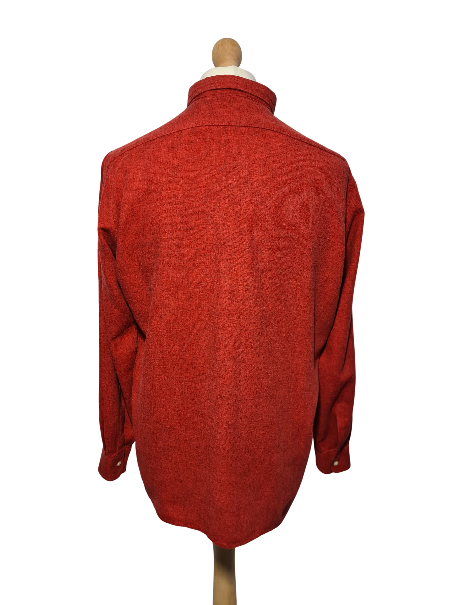 Chemise vintage Playboy Made in France rouge L