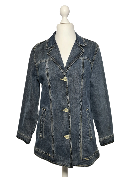 Veste longue jean Aigle denim vintage