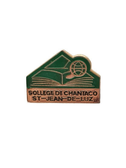 Pins collège Chantaco Saint Jean de Luz vintage