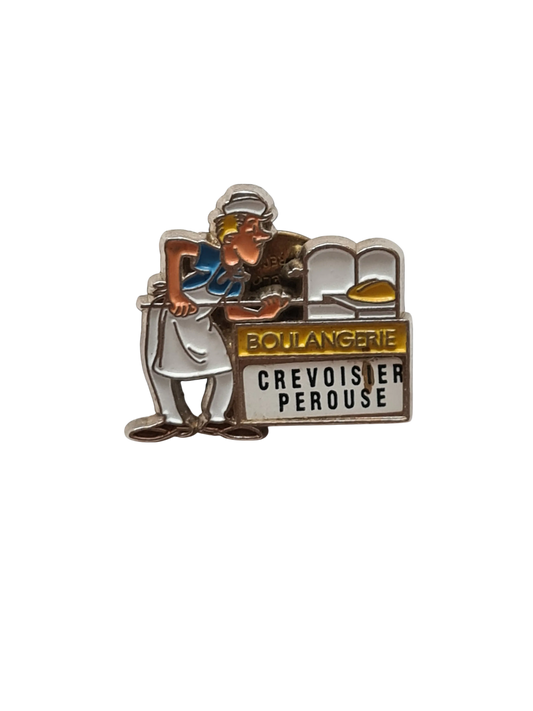 Pins boulangerie Crevoisier Perouse vintage