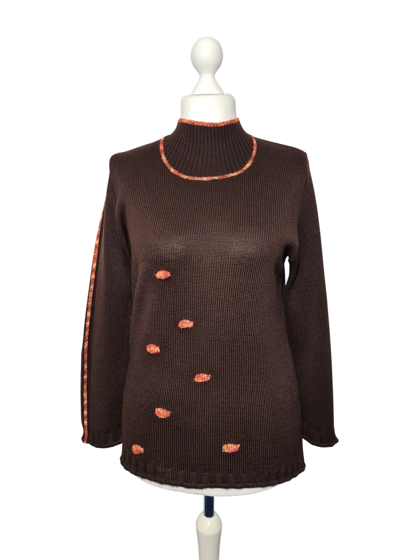 Pull vintage Saint Charles laine mérinos Made in France