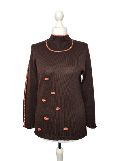 Pull vintage Saint Charles laine mérinos Made in France