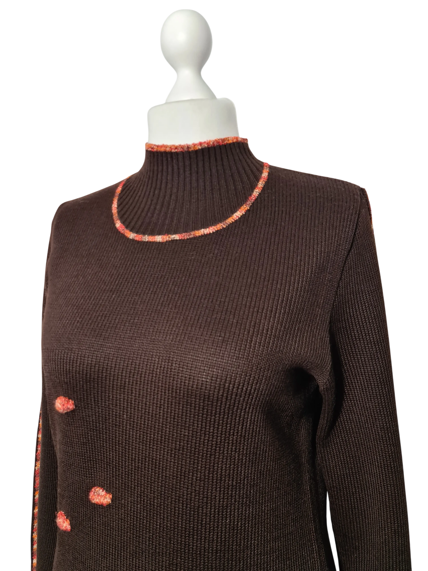 Pull vintage Saint Charles laine mérinos Made in France