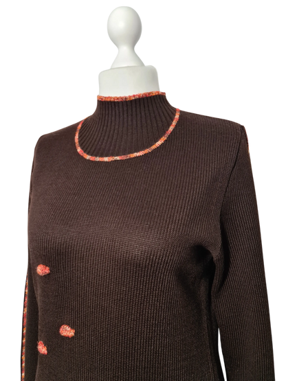 Pull vintage Saint Charles laine mérinos Made in France