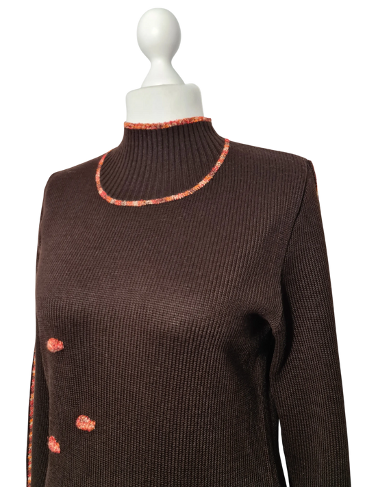 Pull vintage Saint Charles laine mérinos Made in France