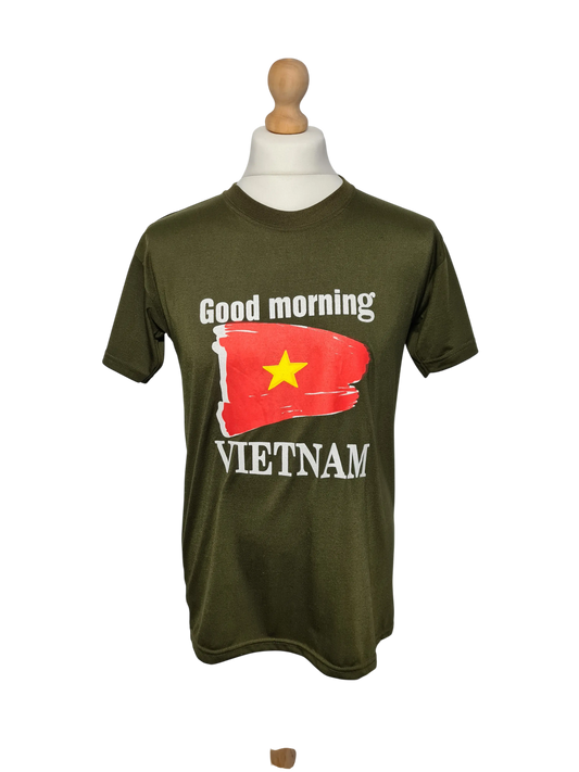T-shirt Good Morning Vietnam kaki