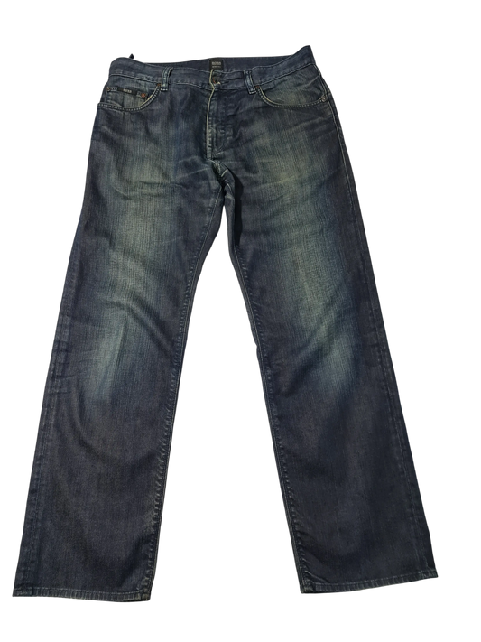 Jean Hugo Boss homme W33 W34 bleu