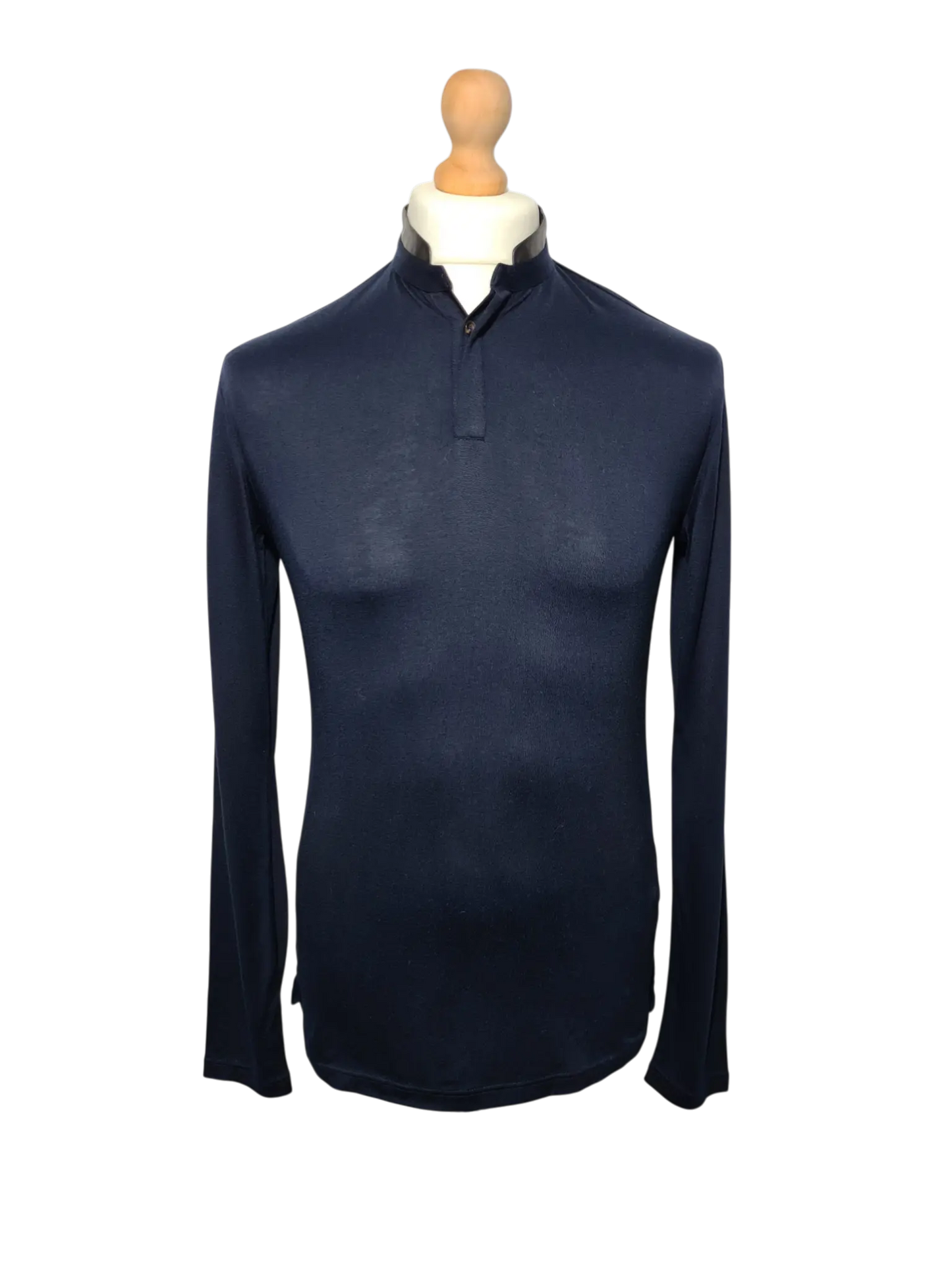 Pull fin The Kooples col cuir agneau