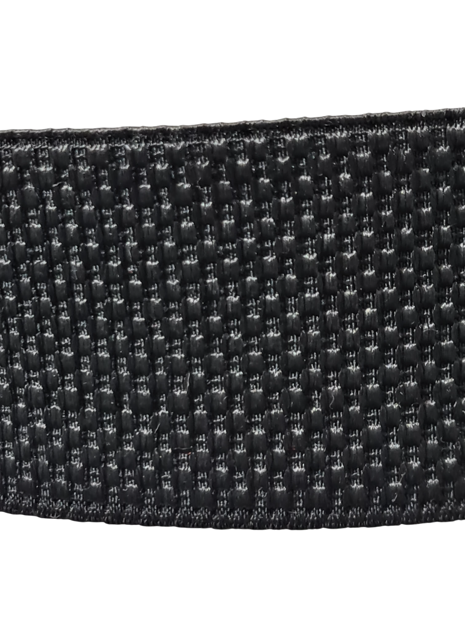 Ceinture noire élastiquée fermoir en métal doré des années 80-90 EMMAUS