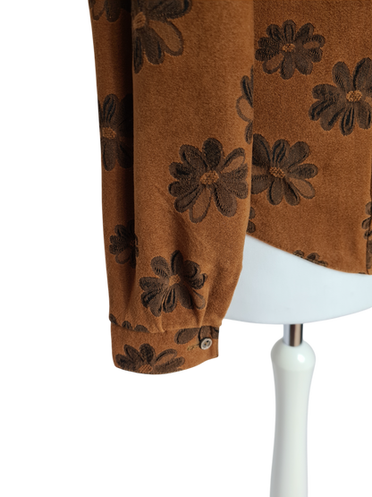Chemise à fleurs femme C&A vintage des années 70/80 EMMAUS