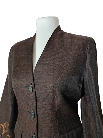 Manteau femme vintage de mi-saison Nathalie Chaize des années 80/90 Aucun fournisseur