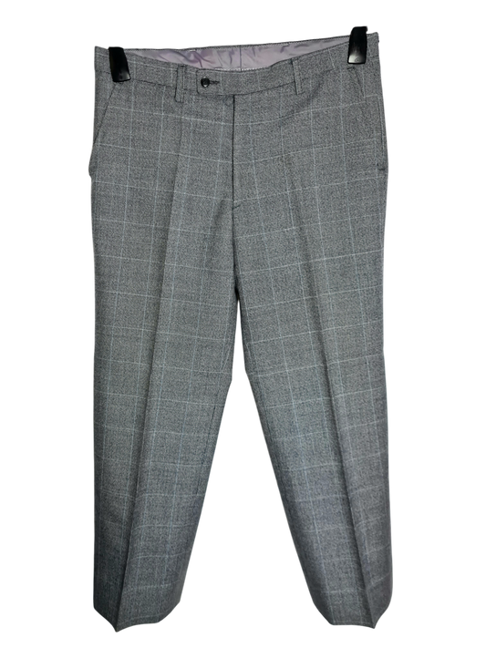 Pantalon homme gris à carreaux vintage des années 60-70 ZXSBN6DD3VZBGSY