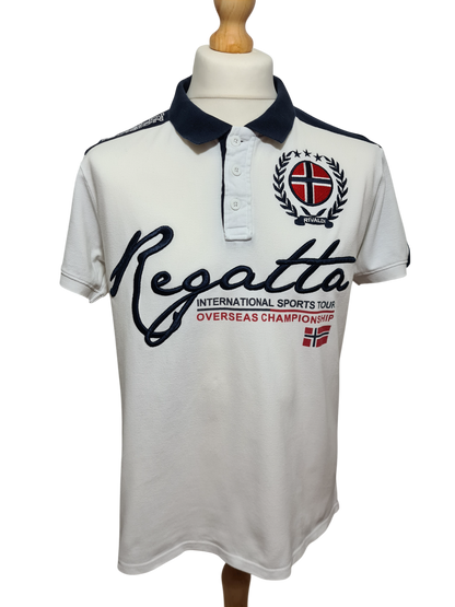 Polo homme Rivaldi logo brodé des années 90/2000 ZXSBN6DD3VZBGSY