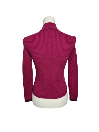 Pull Lacoste laine vierge violet femme T90 XS S – Woolmark – vintage Aucun fournisseur