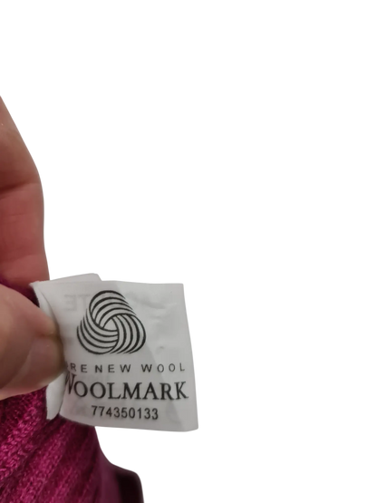 Pull Lacoste laine vierge violet femme T90 XS S – Woolmark – vintage Aucun fournisseur