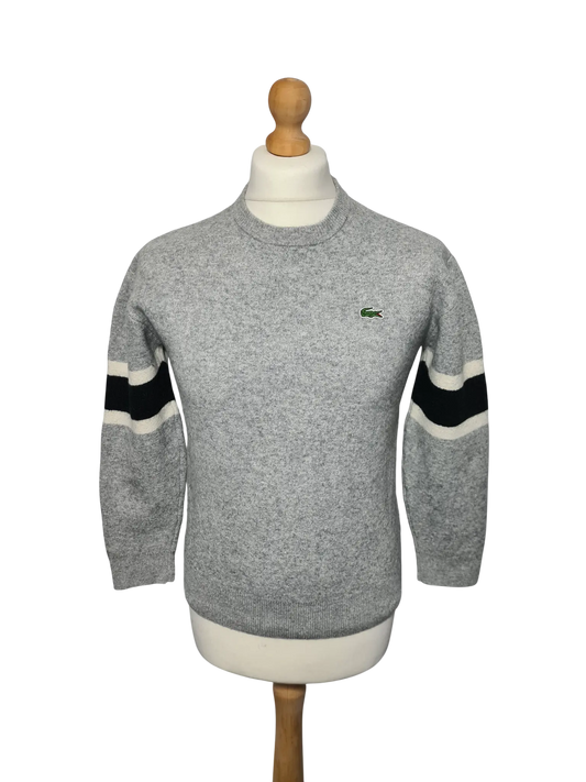 Pull Lacoste homme gris laine bandes manches taille M Aucun fournisseur