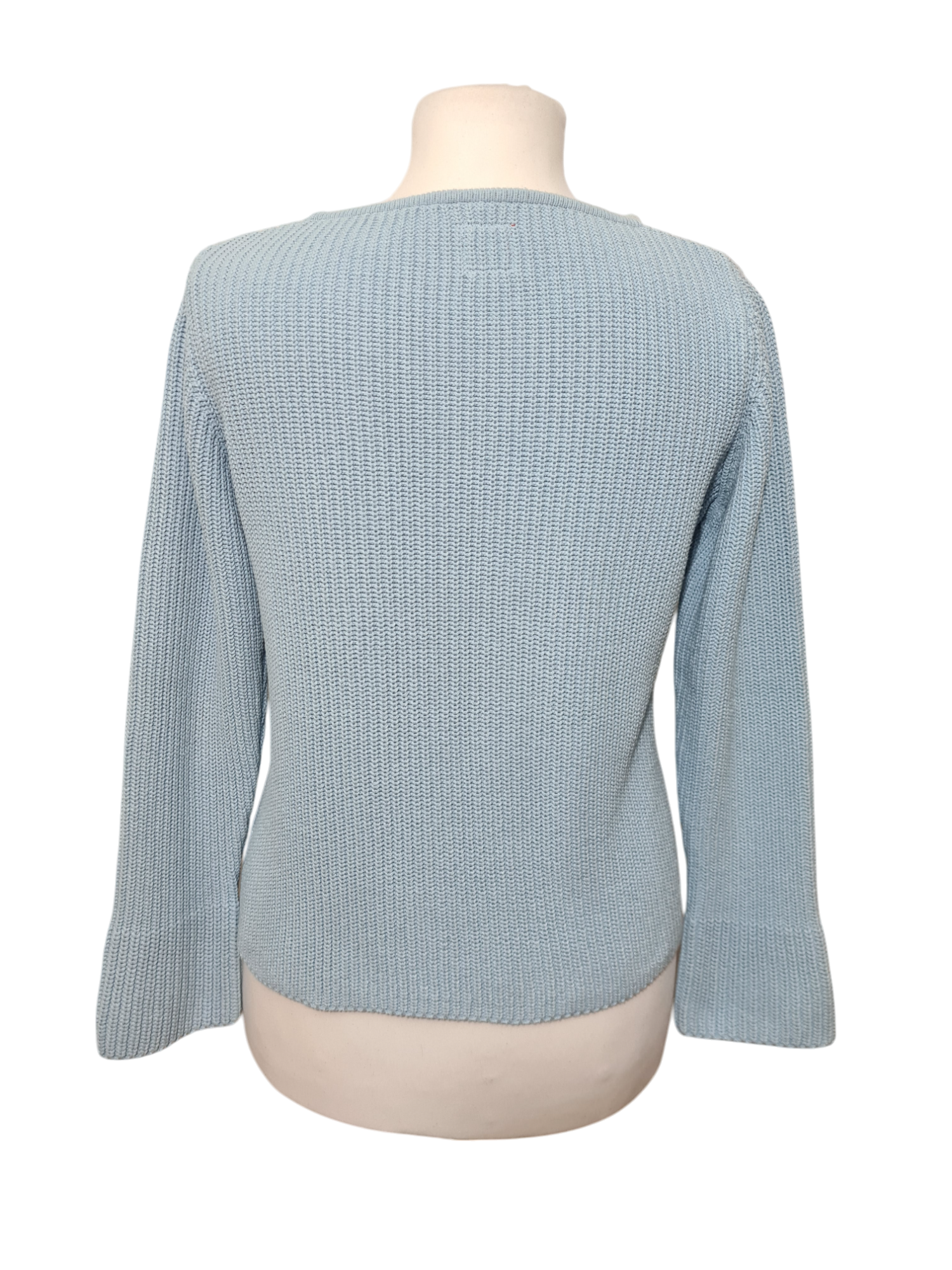 Pull zippé asymétrique style marin des années 90-2000 EMMAUS