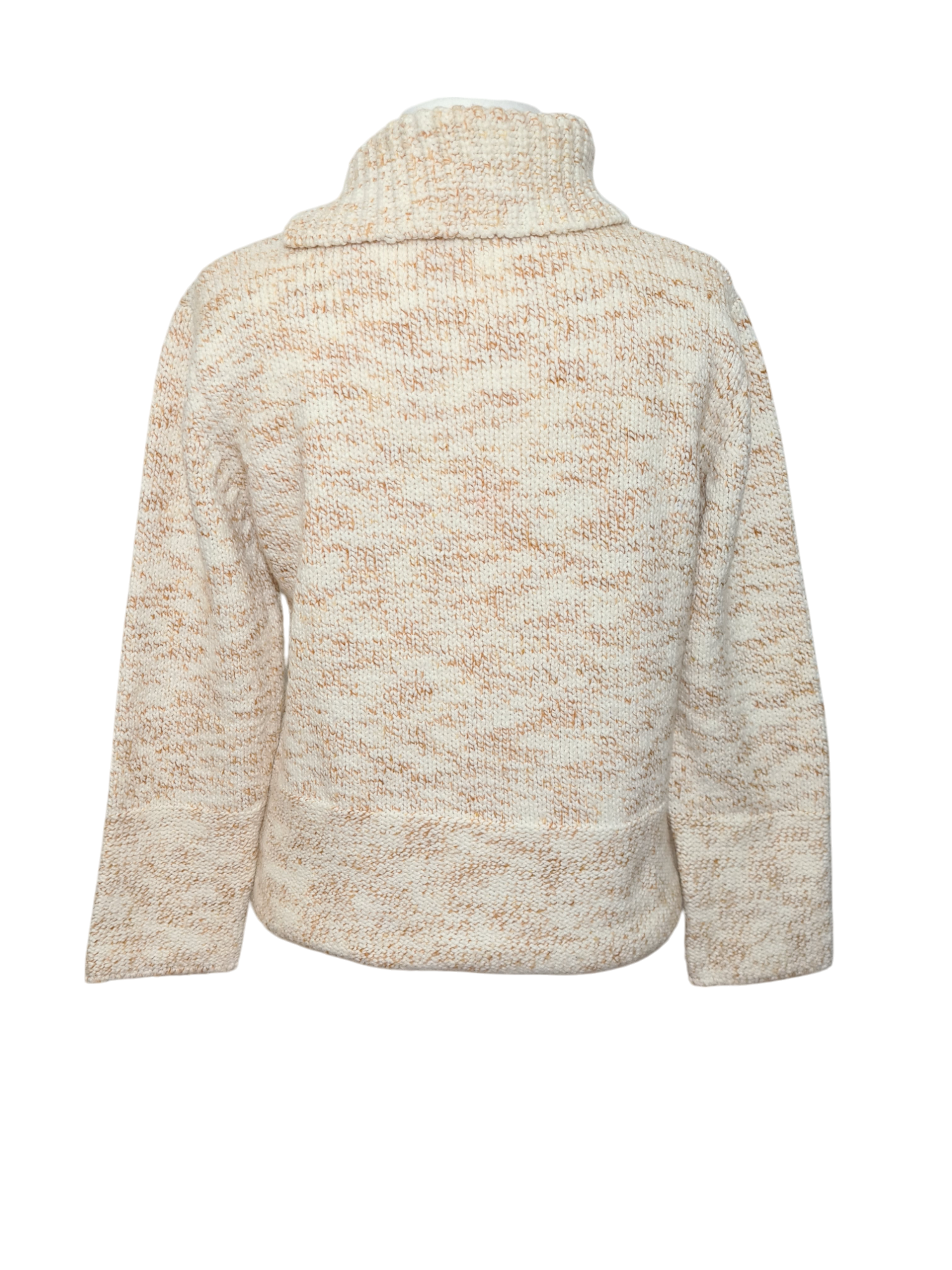 Pull femme col roulé fils mélangés Antonelle des années 2000 EMMAUS