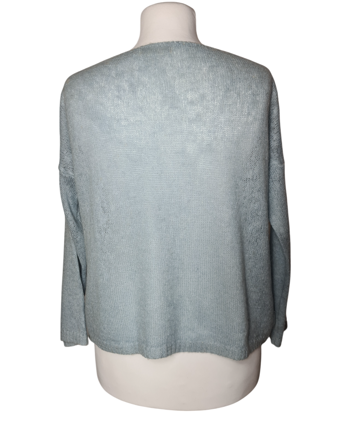 Pull femme chaud bleu clair Alexandre Laurent des années 90-2000 Marché de Montreuil