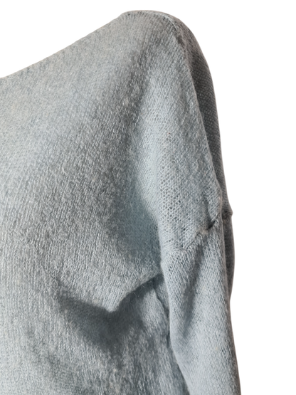 Pull femme chaud bleu clair Alexandre Laurent des années 90-2000 Marché de Montreuil